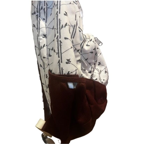 The North Face wise guy vintage bird on a wire printed /sequoia red backpack - Picture 4 of 14